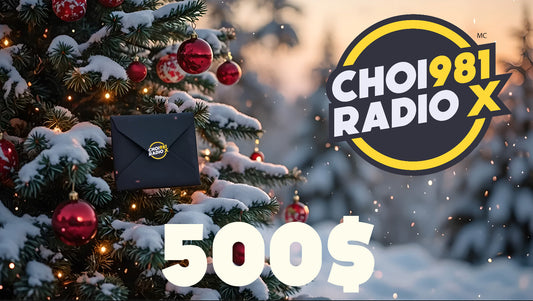 Enveloppe Surprise Sapin Radio X - 500$